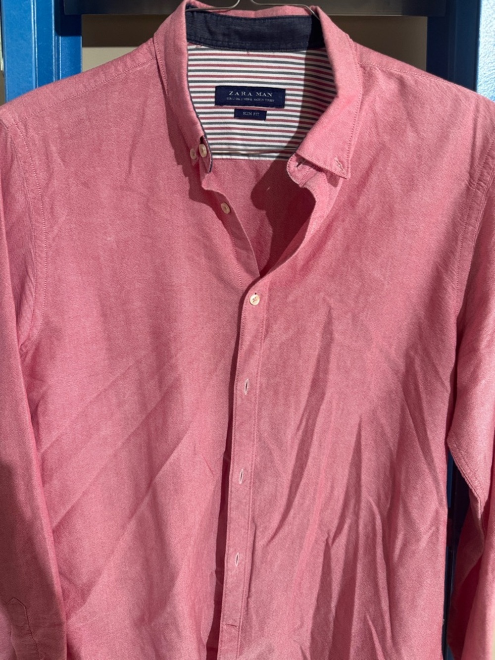 Zara Man Rose Button-Down Casual Shirt